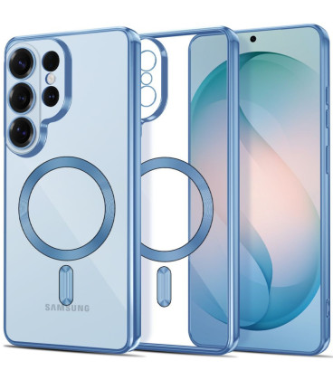 Mėlynas / skaidrus dėklas Samsung Galaxy S26 Ultra telefonui "Tech-Protect MagFlex Magsafe"
