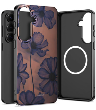 Dėklas Samsung Galaxy A57 5G telefonui "Tech-Protect Lamano Magsafe Velvet Night"