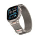 (Titanium) Apyrankė Apple Watch 8 / 9 / 10 / 11 / SE / Ultra (44 / 45 / 46 / 49 MM) "Tech-Protect Milano Vanguard"