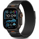 Juoda Apyrankė Apple Watch 8 / 9 / 10 / 11 / 12 / SE / Ultra (44 / 45 / 46 / 49 mm) "Tech-Protect Milano Vanguard"