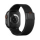 Juoda Apyrankė Apple Watch 8 / 9 / 10 / 11 / 12 / SE / Ultra (44 / 45 / 46 / 49 mm) "Tech-Protect Milano Vanguard"