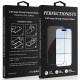 Juodas LCD apsauginis stikliukas Apple iPhone 16 Pro telefonui "Perfectionists 2.5D Super Strong"