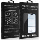 Juodas LCD apsauginis stikliukas Apple iPhone 12 / 12 Pro telefonui "Perfectionists 2.5D Super Strong"
