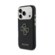 Juodas dėklas Apple iPhone 17 Pro Max telefonui "Guess PU Resin Logo Case"