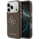 Rudas dėklas Apple iPhone 17 Pro Max telefonui "Guess PU Resin Logo Case"