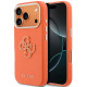 Oranžinis dėklas Apple iPhone 17 Pro Max telefonui "Guess PU Resin Logo Case"