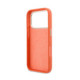 Oranžinis dėklas Apple iPhone 17 Pro Max telefonui "Guess PU Resin Logo Case"