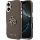 Rudas dėklas Apple iPhone 17 telefonui "Guess PU Resin Logo Case"