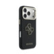 Juodas dėklas Apple iPhone 17 Pro telefonui "Guess PU Resin Logo Case"