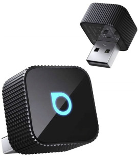 Juodas belaidis CarPlay ir Android Auto adapteris "Ottocast Mini Cube T2"