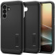 Juodas dėklas Samsung Galaxy A37 5G telefonui "Spigen Tough Armor"