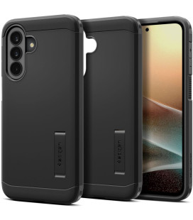 Juodas dėklas Samsung Galaxy A37 5G telefonui "Spigen Tough Armor"