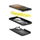 Juodas dėklas Samsung Galaxy A37 5G telefonui "Spigen Tough Armor"