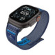 Mėlyna apyrankė Apple Watch 8 / 9 / 10 / 11 / 12 / SE / Ultra (44 / 45 / 46 / 49 mm) laikrodžiui "Spigen Athlex Air 2"