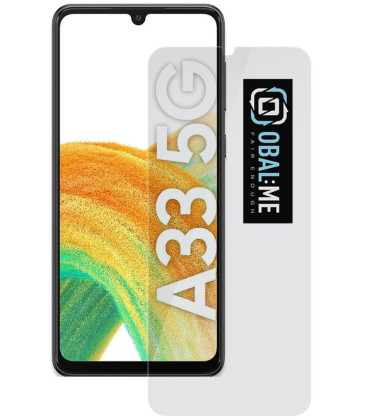 Apsauginis grūdintas stiklas Samsung Galaxy A33 5G telefonui "OBAL:ME 2.5D Glass"
