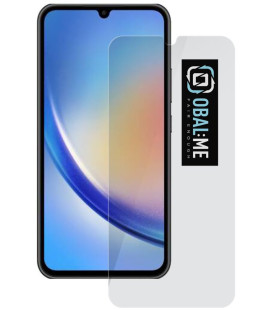 Apsauginis grūdintas stiklas Samsung Galaxy A34 5G telefonui "OBAL:ME 2.5D Glass"