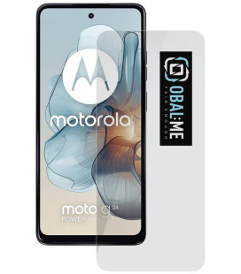Apsauginis grūdintas stiklas Motorola G24 Power / G04 / G04s / E14 telefonui "OBAL:ME 2.5D Glass"