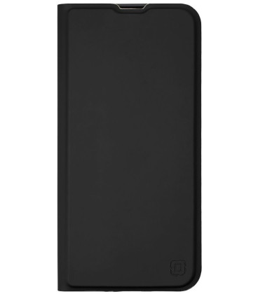 Juodas atverčiamas dėklas Samsung Galaxy A17 / A18 / 4G / 5G telefonui "OBAL:ME SmoothTouch Case"