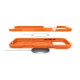 Oranžinis silikoninis dėklas Apple iPhone 17 Pro / 18 Pro telefonui "Spigen Silicone Fit MAG Magsafe"