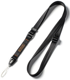 Juodas dirželis telefonui "Ringke Lanyard Strap Crossbody"