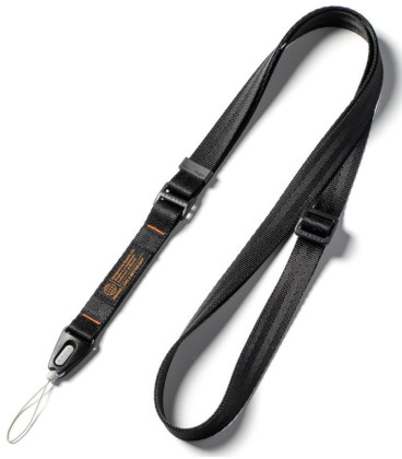 Juodas dirželis telefonui "Ringke Lanyard Strap Crossbody"