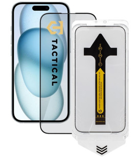 Apsauginis grūdintas stiklas Apple iPhone 15 / 16 telefonui "Tactical Impact Barrier For Rookies"