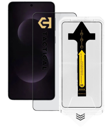 Apsauginis grūdintas stiklas Samsung Galaxy S25 Edge telefonui "Tactical Impact Barrier For Rookies"