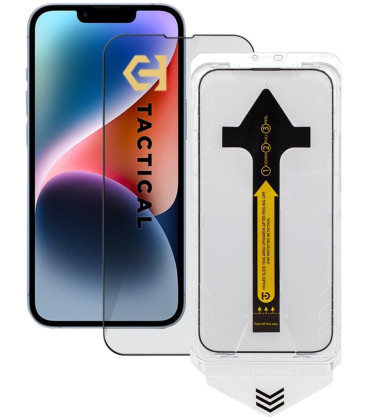 Apsauginis grūdintas stiklas Apple iPhone 13 / 13 Pro / 14 / 16e / 17e telefonui "Tactical Impact Barrier For Rookies"