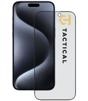 (Privacy) Apsauginis grūdintas stiklas Apple iPhone 15 Pro telefonui "Tactical Glass Shield Stealth 5D"