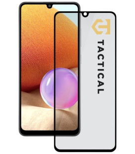 Juodas apsauginis grūdintas stiklas Samsung Galaxy A32 4G telefonui "Tactical Glass Shield 5D"