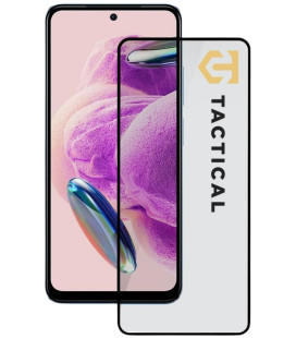 Juodas apsauginis grūdintas stiklas Xiaomi Redmi Note 12S telefonui "Tactical Glass Shield 5D"