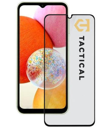 Juodas apsauginis grūdintas stiklas Samsung Galaxy A15 4G / 5G telefonui "Tactical Glass Shield 5D"