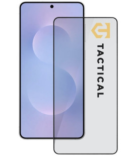 Juodas apsauginis grūdintas stiklas Samsung Galaxy S25 Edge telefonui "Tactical Glass Shield 5D"