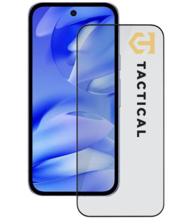 Juodas apsauginis grūdintas stiklas Google Pixel 9A / 10A telefonui "Tactical Glass Shield 5D"