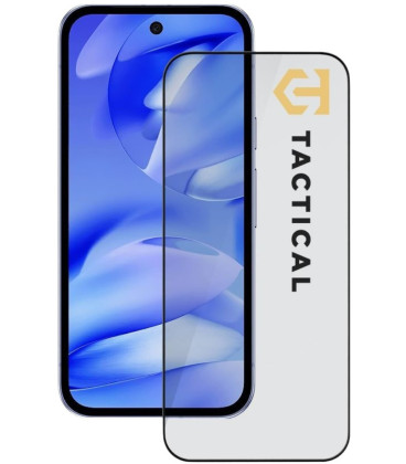 Juodas apsauginis grūdintas stiklas Google Pixel 9A / 10A telefonui "Tactical Glass Shield 5D"