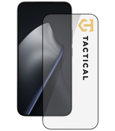 Juodas apsauginis grūdintas stiklas Xiaomi 15 / 15T Pro telefonui "Tactical Glass Shield 5D"