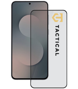 Juodas apsauginis grūdintas stiklas Samsung Galaxy S25 FE telefonui "Tactical Glass Shield 5D"