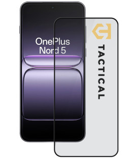 Juodas apsauginis grūdintas stiklas OnePlus Nord 5 telefonui "Tactical Glass Shield 5D"