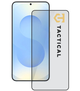 Juodas apsauginis grūdintas stiklas Samsung Galaxy S26 Plus telefonui "Tactical Glass Shield 5D"