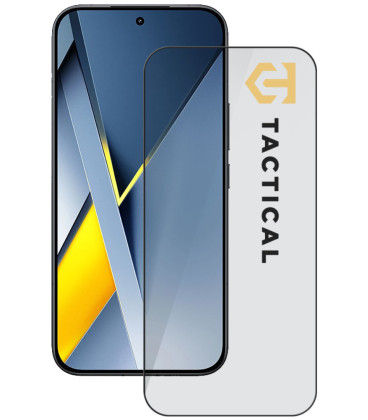 Juodas apsauginis grūdintas stiklas Poco F8 Ultra telefonui "Tactical Glass Shield 5D"