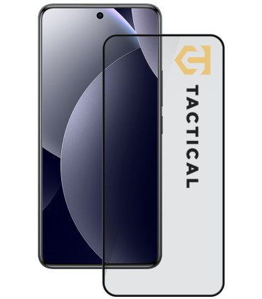 Juodas apsauginis grūdintas stiklas Xiaomi Redmi Note 15 Pro 4G telefonui "Tactical Glass Shield 5D"