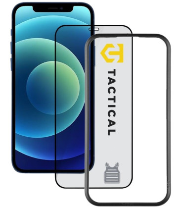 Apsauginis grūdintas stiklas Apple iPhone 12 / 12 Pro telefonui "Tactical Glass Impact Armour"