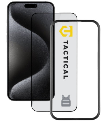 Apsauginis grūdintas stiklas Apple iPhone 15 Pro Max telefonui "Tactical Glass Impact Armour"