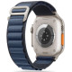 Mėlyna apyrankė Apple Watch 8 / 9 / 10 / 11 / SE / ULTRA (44 / 45 / 46 / 49 MM) "Tech-Protect Nylon Pro"
