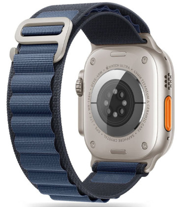 Mėlyna apyrankė Apple Watch 8 / 9 / 10 / 11 / SE / ULTRA (44 / 45 / 46 / 49 MM) "Tech-Protect Nylon Pro"