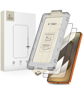 Apsauginis grūdintas stiklas Samsung Galaxy S26 Ultra telefonui "Tech-Protect Quick Set+ 2-Pack"