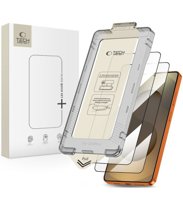 Apsauginis grūdintas stiklas Samsung Galaxy S26 Ultra telefonui "Tech-Protect Quick Set+ 2-Pack"