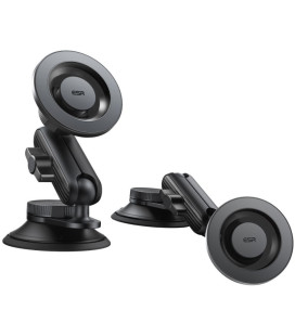 Juodas automobilinis telefono laikiklis "ESR Omnilock Magnetic Magsafe Dash"