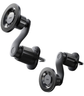 Juodas automobilinis telefono laikiklis "ESR Omnilock Magnetic Magsafe Vent"