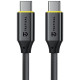 Juodas laidas USB-C - USB-C 100W / 5A 30cm "Tactical Fast Rope Aramid 2.0"
